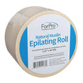 ForPro Professional Collection Natural Muslin Epilating Roll, Tear-Resistant, for Hair Removal, 3.25¡± W x 40 Yds