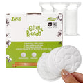 Illidi 300-Count Embossed Cotton Rounds - Soft, Lint-Free, Dual-Sided for Makeup & Skincare