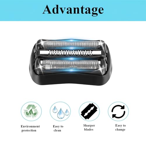 Series 3 21B Replacement Shaver Head, Compatible with S3 Razors 3040s, 300s, 310s, 320s, 3050cc, 360s, 370cc, 3090cc
