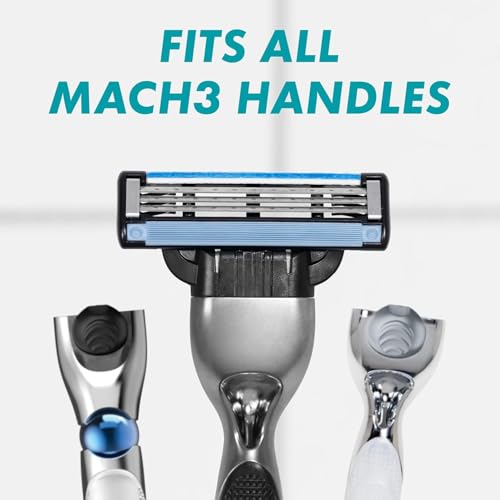 Mach3 Razor Refills for Men, 15 Razor Blade Refills