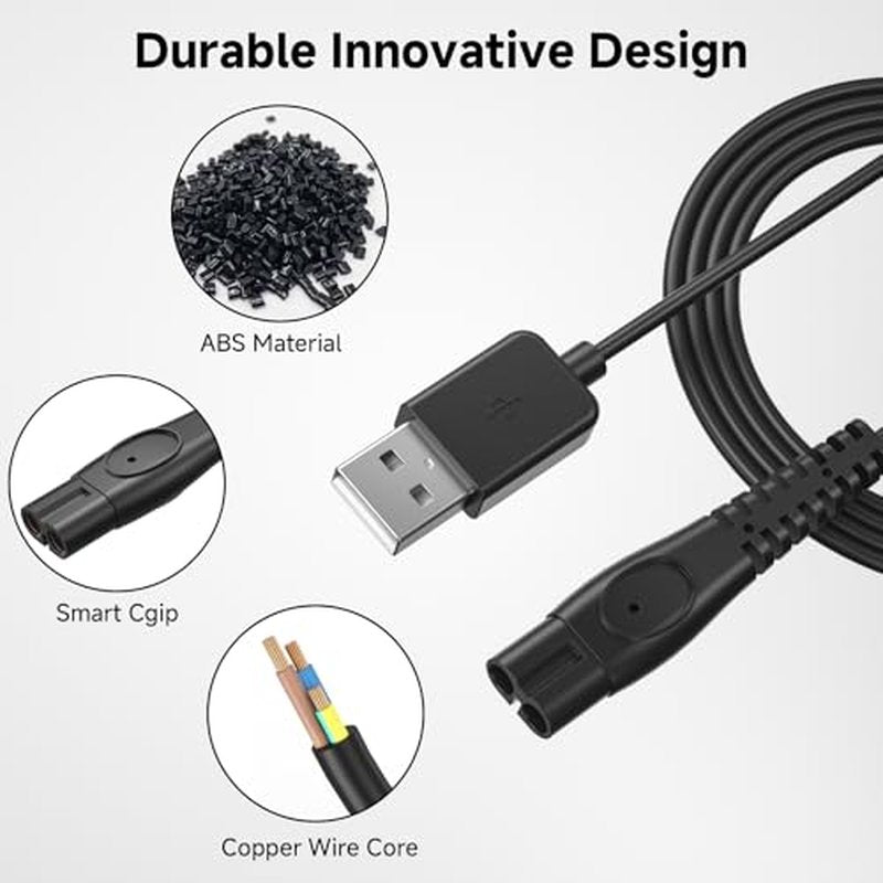 5V 1A USB Charger for Philips Norelco OneBlade & Series Shavers