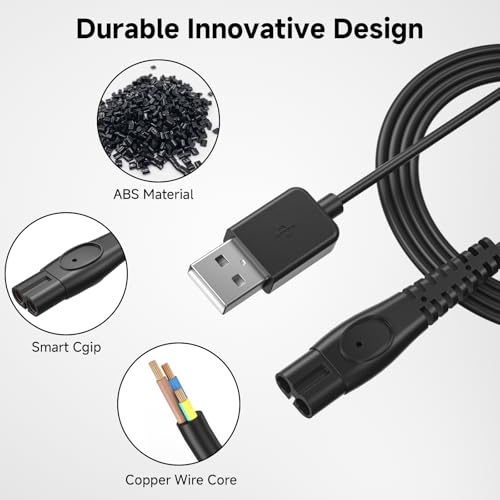5V 1A USB Charger for Philips Norelco OneBlade & Series Shavers
