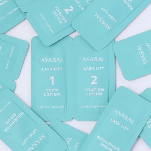 AYASAL Lash Lift Kit Refills - Thio-Free Formula with Nourishing Serum