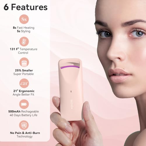 Heated Eyelash Curler - Electric Lash Lift with Type-C Rechargeable