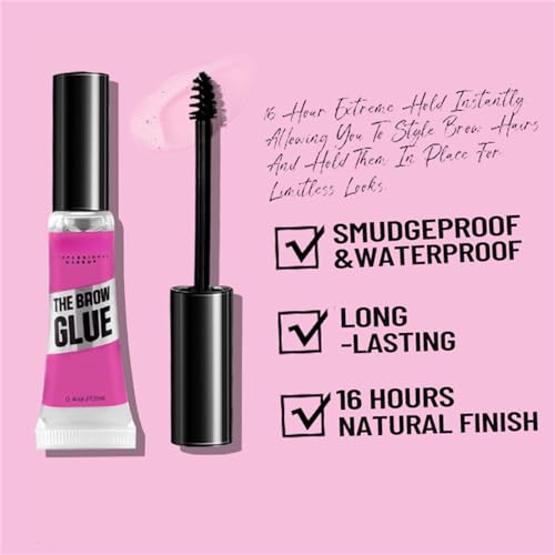 Waterproof Eyebrow Gel Set - 2pc Clear & Tinted Brow Kit