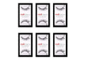 Red Cherry Nude Onyx False Eyelashes 100% Human Hair (Pack of 6)