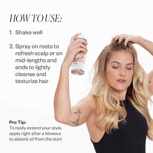 IGK JET LAG Invisible Dry Shampoo | Weightless + Refresh Style | Vegan + Cruelty Free | 6.3 Oz