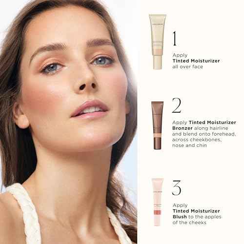 Laura Mercier Tinted Moisturizer Bronzer: Long Lasting Sheer Cream Bronzer, Weightless, Buildable Coverage, 12 HR Hydrating Wear, Non-Comedogenic, 6 Shades for All Skin Tones