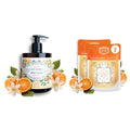 Panier des Sens - Orange Blossom Marseille Liquid Hand Soap + 2 Hand Soap Refills - Moisturizing Soap with Coconut Oil - Bathroom & Kitchen Foaming Soap - 96% Natural Ingredients Hand Wash-50.7 Fl.oz