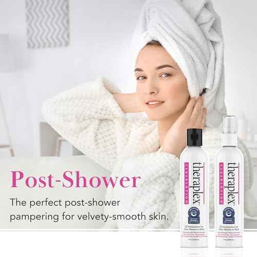 Theraplex Clear Emollient Lotion (8 oz) - No Parabens or Preservatives, Noncomedogenic and Hypoallergenic, Fragrance Free, Dermatologist recommended - National Eczema Association Seal of Acceptance