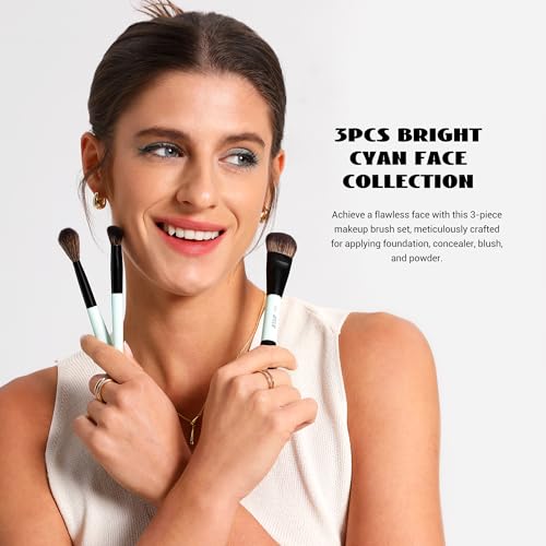 Jessup Face Double Sided Makeup Brushes Set T503 Bundled with Face Makeup Brushes T508