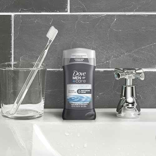 Dove Men+Care Gift Set ? Clean Comfort Body + Face Wash, Clean Comfort Aluminum-Free Deodorant & Dual-Sided Shower Tool (3 Piece Set)