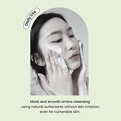 HEIMISH Matcha Biome Amino Acne Cleansing Foam - Deep Cleansing, Hydrating, Calming Facial Cleanser, Gentle Daily Face Wash with Amino Acids, Probiotics, for Oily & Acne-prone Skin, 5.3oz/150g