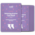 Codi New York Lavender Moisturizing Foot Mask Socks for Dry Feet - 6 Pairs