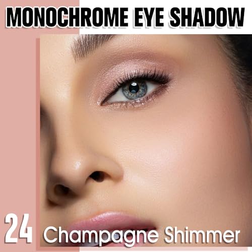 Champagne Shimmer Single Eyeshadow - Pigmented & Waterproof