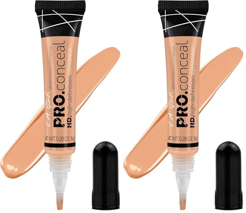 L.A. Girl Pro Concealer Natural 0.28oz - Pack of 2