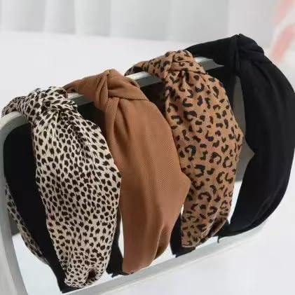 4-Pack Wide Headbands for Women – Pastel Colors