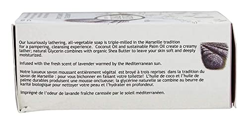 South Of France Natural Lavender Fields Bar Soap, 6 Oz, 20009