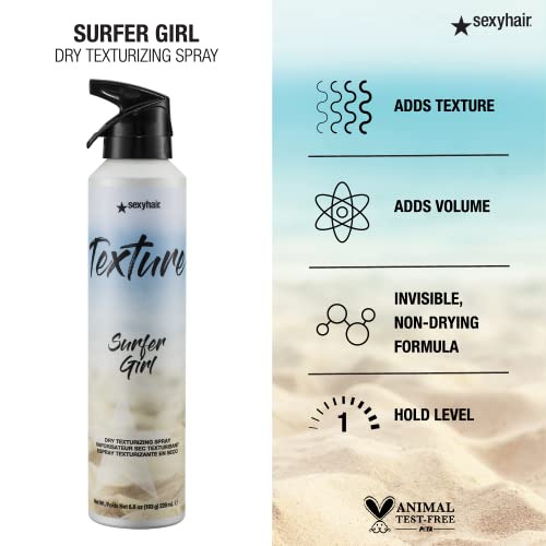 SexyHair Surfer Girl Dry Texturizing Spray | 24Hr Humidity Resistance