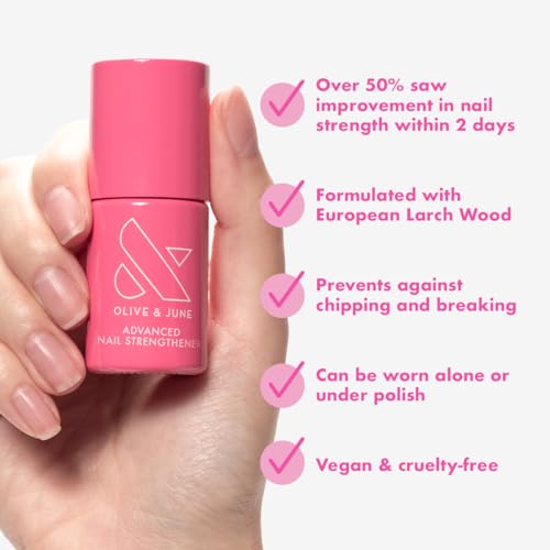 Olive & June Advanced Nail Strengthener - Stronger Nails in 2 Days