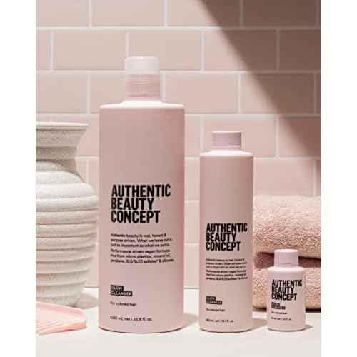 Authentic Beauty Concept Glow Cleanser | Shampoo | Color Treated Hair | Preserves Color, Seals Cuticle | Vegan & Cruelty-free | Sulfate-free