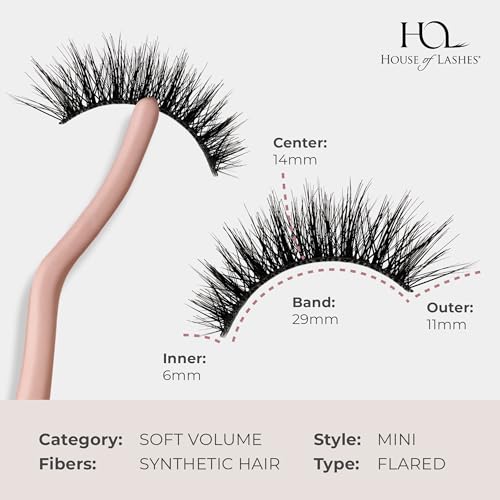 House of Lashes Noir Fairy Mini Faux Mink False Eyelashes