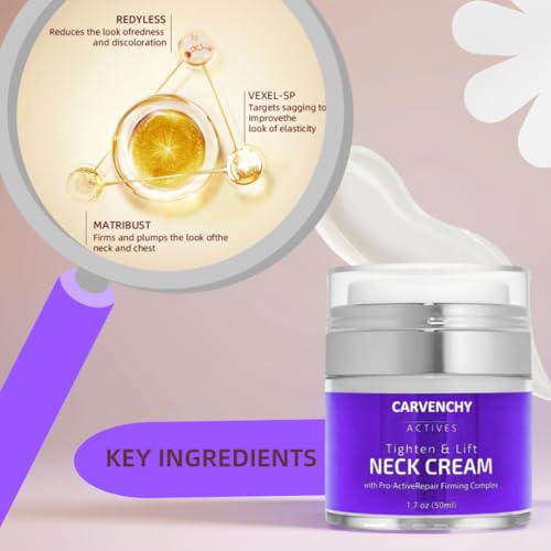 Neck Firming and Lifting Cream | Age-Defying Neck Cream | Smooth Even Skin Tone | Supports Skin Elasticity | Hydration Firms and Contours | Neck and Chest Care |for dark spots|All Skin Types -1.7fl.oz