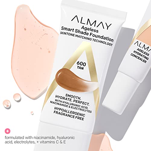 Almay Smart Shade Anti-Aging Foundation with Hyaluronic Acid