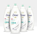 Dove Body Wash For Softer and Smoother Skin Sensitive Skin Hypoallergenic and Sulfate Free Body Wash 22 oz, 4 Count
