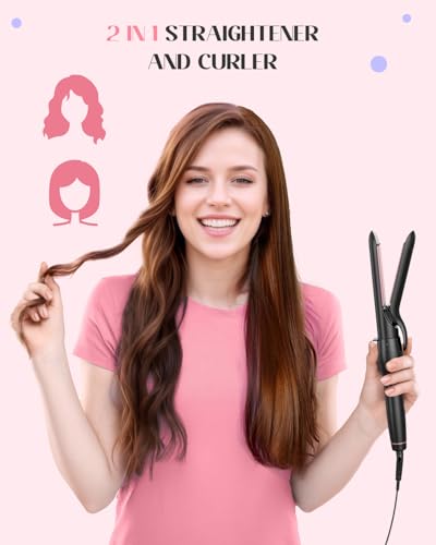 Lopeie 5-in-1 Curling Iron Set with 4 Barrels & Flat Iron