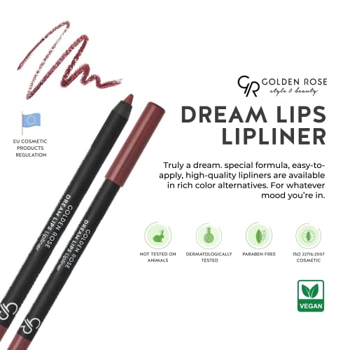 Golden Rose Dream Lips Lipliner 503 - Long-Lasting Pigmented Lip Pencil