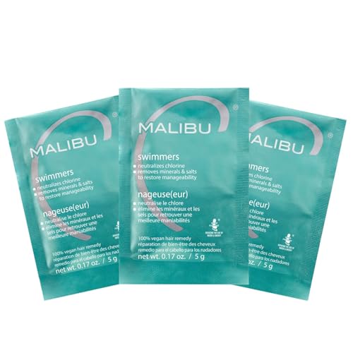 Malibu C Swimmers Wellness Remedy - Chlorine Hair Treatment (3 Packets)