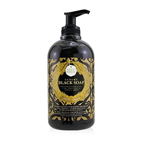 Nesti Dante 251242 16.9 oz Luxury Liquid Black Soap with Vegetal Active Carbon