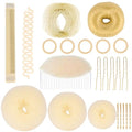 Blonde Hair Bump It Volume Base Sponge Donut Styling Tool