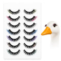 Porch Goose Eyelashes - 7 Colors Reusable Self-Adhesive Lashes
