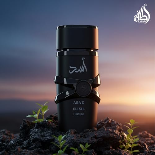 Lattafa Asad Elixir Eau de Parfum for Men 3.4 oz