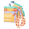 Patchology Holiday Treats Gingerbread Under Eye Patches Gift Set - Cute Stocking Stuffers with Gingerbread Scent - No-Slip Masks that Hydrate, Soothe and Refresh Skin - 5 Pair (Limited Edition)