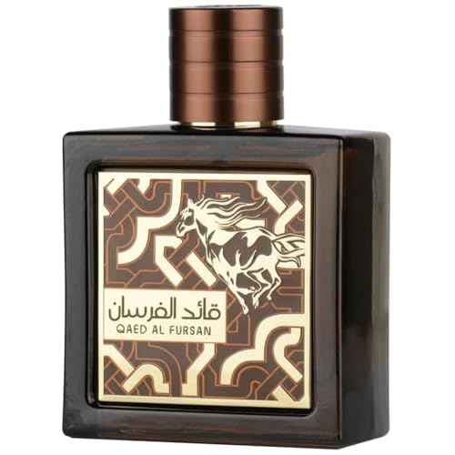Lattafa Qaed Al Fursan Untamed - Sweet, Warm & Spicy, Amber, Aromatic - Eau De Parfum Long-Lasting Fragrance for Unisex, 3.04 Ounce / 90ml