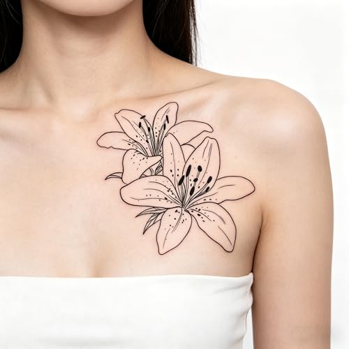 Waterproof Semi-Permanent Tattoos for Adults – 2-Sheet Kit
