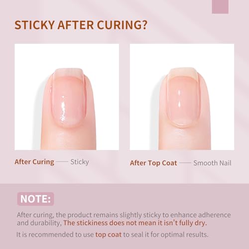 Clear Builder Gel for Nails 10ml - Nail Strengthening & Extensions, Hard Gel Polish, Curing Needed