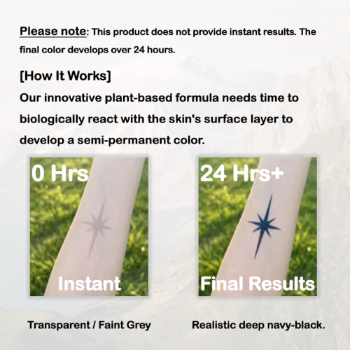 Semi-Permanent Butterfly Tattoos - Waterproof, 1-2 Week Wear