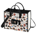 BWWKTOP Tony Cosmetic Makeup Bag Carmela Fans Inspired Gifts Tony & Silvio & Paulie & Bobby & Chris Merch (BAND BG)