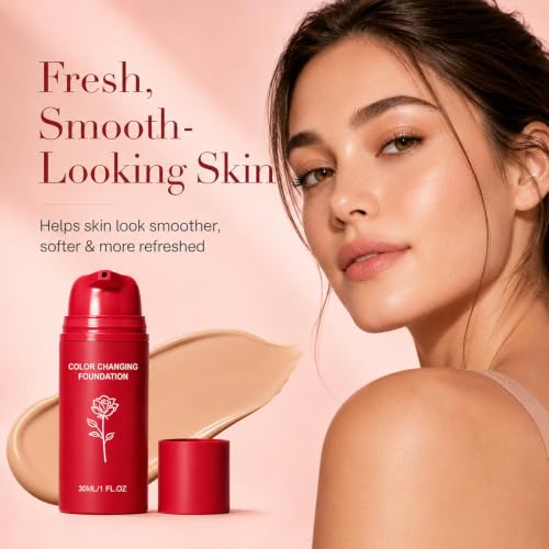 Korean Color Changing Foundation - Self-Adjusting Liquid Makeup