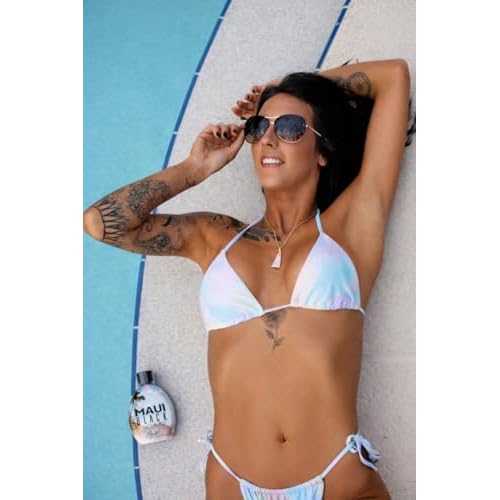 Tanning Paradise Maui Black TanningLotion Instant Dark Tanning Lotion Natural Tan Lotion with Coconut Oil and Aloe Hydration Boost and Tattoo Protection 13.5oz