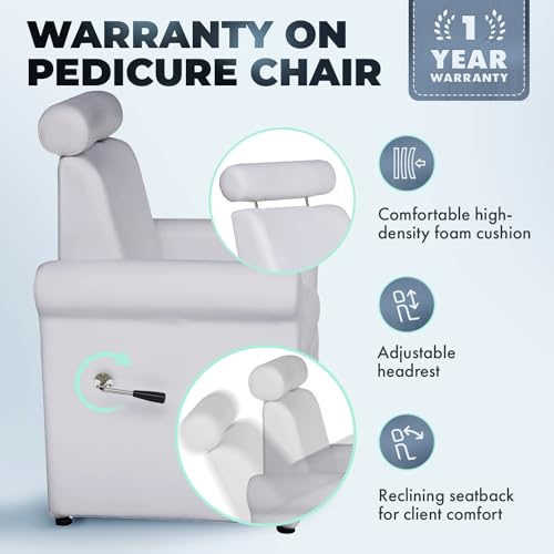 Buy-Rite Mona Lisa Plumb-Free Pedicure Chair with Retractable Base