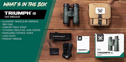 Vortex Triumph HD 10x42 Binoculars - Waterproof & Shockproof