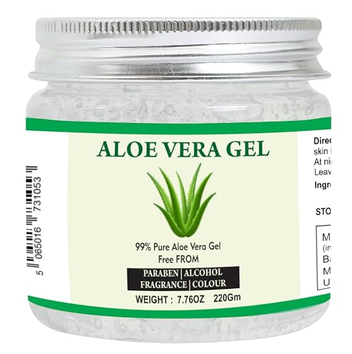 Raslok Aloe Vera Gel 99% Pure Natural Moisturizer 7.76 oz