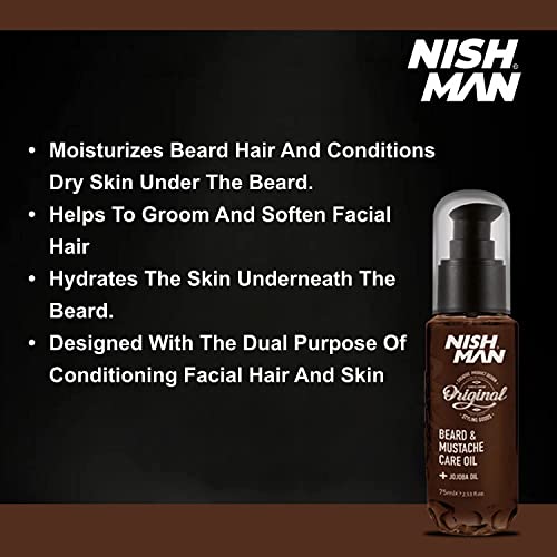 Nishman Beard & Mustache Care Oil 75 ml