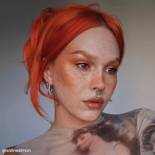 ARCTIC FOX Semi-Permanent Hair Dye Ginger Flare 8 oz - Vegan, Ammonia-Free, Bright Orange