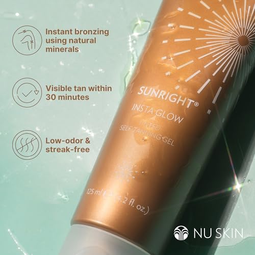Nu Skin Sunright Self Tanner Gel - 4.2 oz Fast-Drying Streak-Free